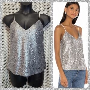 David Lerner Chrissy Sequin Cami Size M